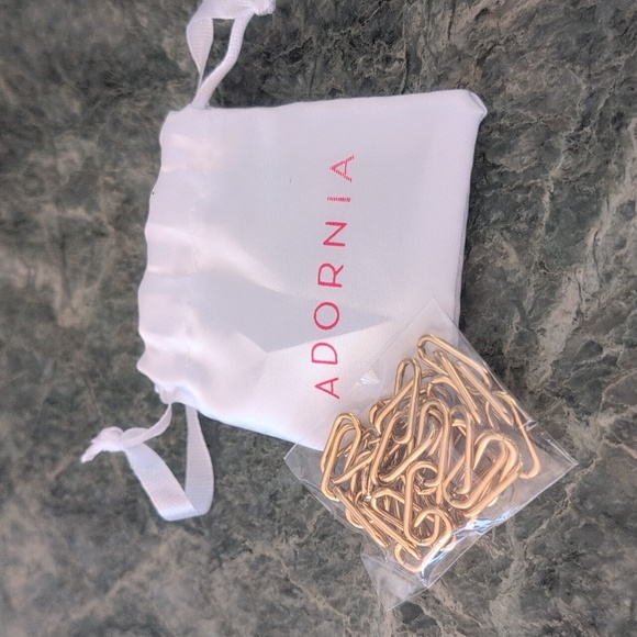 Adorina chunky paper clip necklace nwt - Picture 1 of 2
